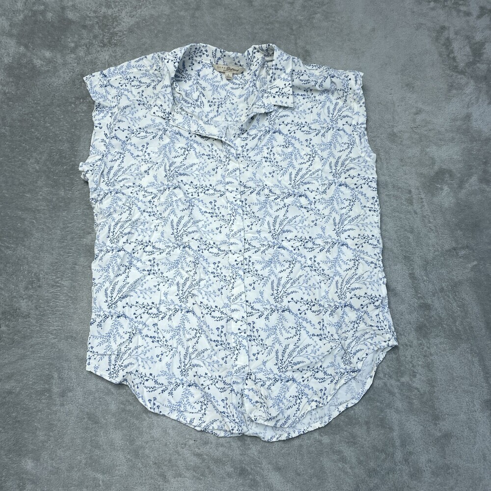 Jachs Girlfriend Women's L Blouse White Rayon d1527